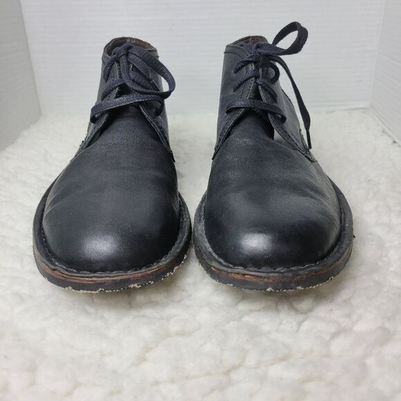 John Varvatos Hipster Men's Boots Size 11.5 Chukka Black Soft Leather - Picture 2 of 11